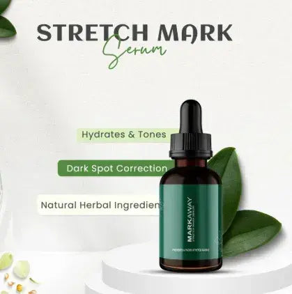 Markaway Stretch Mark Serum 30ml – Herbal Hydration & Skin Tone Repair